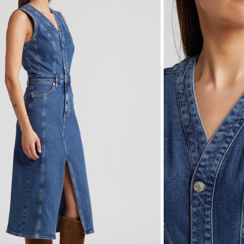 NWT Rails Westwood sleeveless denim dress. Size Medium